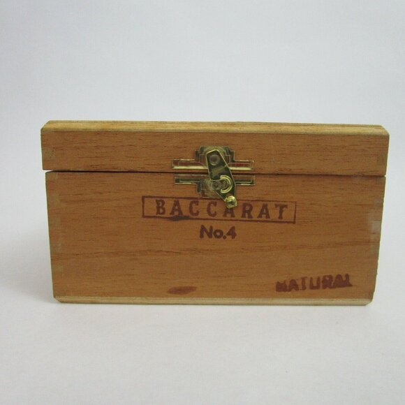 Vintage Wood Baccarat Dolce Far Niente 1871 Cigar Box Imported Honduras - Empty - Picture 3 of 9
